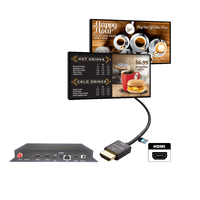 Pemutar Media papan Digital, Quad-core SoC Android 11 4K Video Streaming dan pemutaran