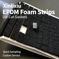 Bande adhésive en mousse EPDM à cellules ouvertes de qualité 90 kg, thermofusible, simple face, étanche, pour l'étanchéité des armoires et ventouses à vide