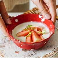 Bol de service en porcelaine de cuisine, vaisselle colorée pour les fêtes, ustensiles de cuisson personnalisés, ramequins, bols à soupe et à salade, bols ronds en céramique