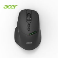 Acer OMR254 souris ergonomique sans fil de bureau Bluetooth 2.4G filaire USB batterie Rechargeable LED Signal affichage souris