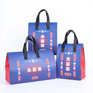 Bolsa Térmica Plegable Reutilizable Personalizada de Tela No Tejida, Bolsa de Entrega Térmica, Bolsa Refrigerante de Tela No Tejida - Product Image 6