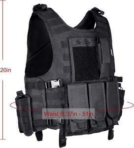 Colete Tático Spoir 100% Nylon Ajustável Modular - Product Image 3