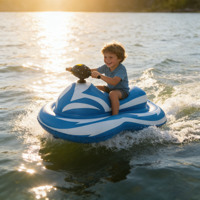 Bateau de karting électrique pour enfants, parc aquatique gonflable, utilisation de bateau à moteur gonflable, jouet aquatique à monter