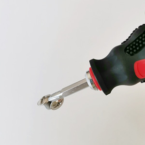 Tournevis en acier au vanadium 6 mm x 350 mm, double tête Ph2 Sl6, magnétique, outil domestique - Product Image 3