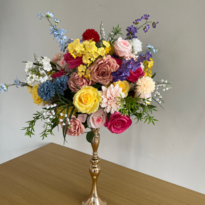 A-FB113 Centros de Mesa con Bolas de Flores Artificiales al por Mayor, Arreglos de Bolas de Flores de Seda para Decoración de Bodas - Product Image 2