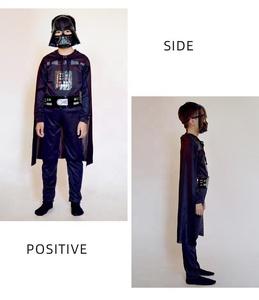 ชุดคอสเพลย์ <span class=keywords><strong>Star</strong></span> Anakin Skywalker,เครื่องแต่งกายสำหรับเด็กลายภาพยนตร์ชุดฮาโลวีนชุดดาร์ธเวเดอร์คลาสสิก - Product Image 2