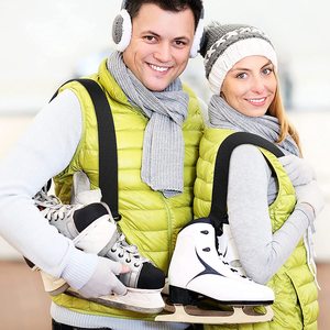 Correas de Transporte para <span class=keywords><strong>Botas</strong></span> de Esquí y Snowboard de Nailon con Cierre de Gancho y Bucle, Duraderas y Ecológicas para Deportes de Nieve al Aire Libre - Product Image 6