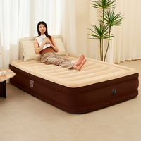Matelas de plage auto-gonflant Bestway 6719T avec pompe à air électrique intégrée, durable, 203*152*38cm, design moderne, matériau en tissu à ressorts ensachés