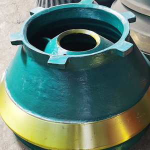 Pièces de rechange pour concasseur à cône à haute teneur en manganèse Mn18cr2, série HP, concave et manteau - Product Image 1