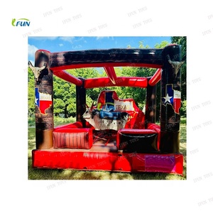 Taureau mécanique gonflable en PVC à prix abordable avec <span class=keywords><strong>tapis</strong></span> de protection, machine de rodéo certifiée EN14960, garantie de 2 ans - Product Image 2
