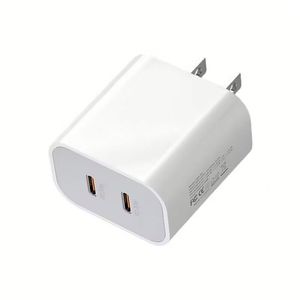 ที่ชาร์จแบตเตอร์รีปลั๊ก EU PD 40W แบบคู่20W USB พอร์ตชนิด C ชนิด C ใช้ได้กับโทรศัพท์มือถือ - Product Image 6
