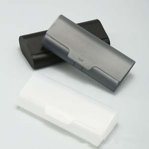 Caja de Almacenamiento de Gafas de Plástico al por Mayor, Estuche Protector Portátil para Gafas de Sol, Estuche Transparente Gris y Negro para Gafas - Product Image 3