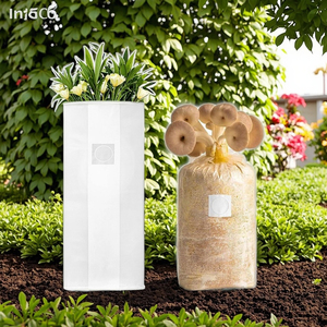 Grosir tas tumbuh persegi Polipropilena PP Breathable oksigen penuh jamur dan bata budidaya jamur dapat dimakan untuk penanaman - Product Image 3