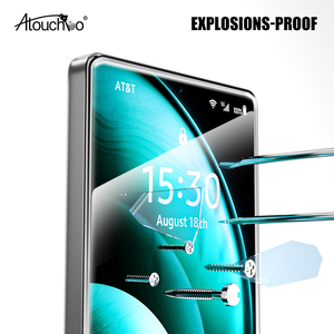 Protection d'écran en verre trempé ATB 9H avec déverrouillage par empreinte digitale pour Samsung S25 Ultra S24 S23 S22 <span class=keywords><strong>S21</strong></span> - Product Image 6