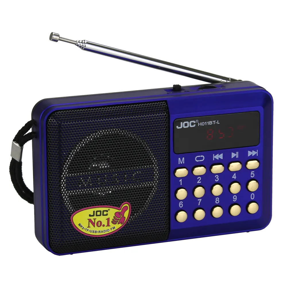 JOC H011BT-L البسيطة الرقمية مكبر الصوت اللاسلكي مع راديو <span class=keywords><strong>FM</strong></span> 14500 البطارية بالطاقة JOC مكبر صوت رقمي