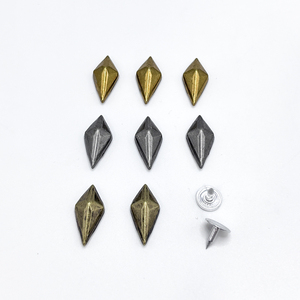 Retro estilo roupas rebites Ranged Metal couro vestuário rebites - Product Image 2