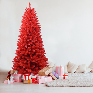 Vente chaude pas cher échantillon décoration intérieure cadeau <span class=keywords><strong>de</strong></span> <span class=keywords><strong>noël</strong></span> <span class=keywords><strong>meilleur</strong></span> arbre <span class=keywords><strong>de</strong></span> <span class=keywords><strong>noël</strong></span> <span class=keywords><strong>artificiel</strong></span> rouge 4ft ~ 9ft - Product Image 3