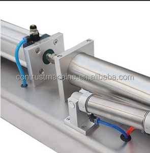 Machine de remplissage de poche de sac de liquide préfabriqué en forme de fermeture éclair de shampooing manuel anormal pour le lait - Product Image 6