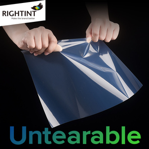 <span class=keywords><strong>Film</strong></span> PET transparent 50 microns, autocollant adhésif, masquage sensible à la pression, activé à l'eau, fusion à chaud, acrylique simple face - Product Image 5