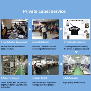 남성용 커스텀 하이엔드 디스트레스드 애시드 워싱 드롭 숄더 자수 헤비웨이트 스트릿웨어 무지 풀집업 후디 - Product Image 6