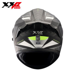 Casque de moto intégral avec grand spoiler ABS, visière double à dégagement rapide, XXP DRAKEN S Matt Motocross Racing DOT/ECE/CCC - Product Image 5