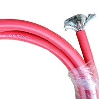 Alta Temperatura Alambre de calibre 1/0 0 awg 2awg 3awg 4awg rojo negro cable de batería de silicona caucho aislamiento de 600V