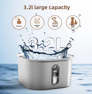 <span class=keywords><strong>Meilleure</strong></span> Vente <span class=keywords><strong>Fontaine</strong></span> à <span class=keywords><strong>Eau</strong></span> Automatique pour Animaux de Compagnie en Acier Inoxydable de Type Robinet Durable avec Personnalisation du Logo pour Chats et Chiens - Product Image 2