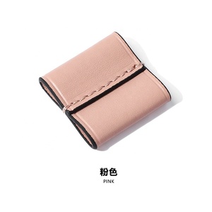 Accessoires personnalisés à cordon de serrage sangle rétractable seau première couche cuir de <span class=keywords><strong>vachette</strong></span> couleur unie pour sangle néo serrure simple avec couleur différente - Product Image 4