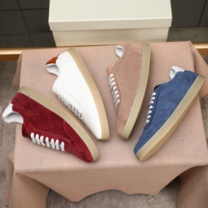 Sneakers Casual di Lusso Fatte a Mano, Design Minimalista, <span class=keywords><strong>Scarpe</strong></span> da Passeggio in Pelle Morbida e Traspirante con <span class=keywords><strong>Tacco</strong></span> Rialzato - Product Image 3