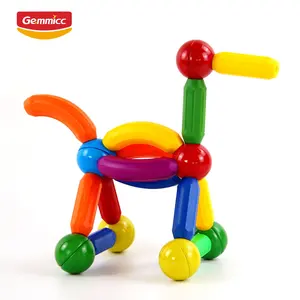 Gemmicc高品质Diy儿童教育玩具可爱磁棒动物