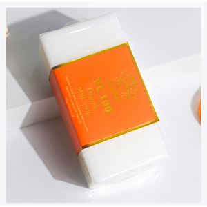Savons Blanchissants à la Vitamine C au <span class=keywords><strong>Lait</strong></span> <span class=keywords><strong>de</strong></span> Chèvre Naturel LKIAE Savons Exfoliants Anti-Âge Soins <span class=keywords><strong>de</strong></span> la Peau du Corps Savon Fait Main - Product Image 6