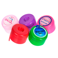 Precio Directo de Fábrica, Tapa de 5 Galones con Plástico Azul y Blanco Libre de BPA, 55MM, para Agua Mineral, Etiqueta Personalizada