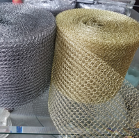 Roll Kawat Jaring Kuningan untuk Filter Gas Cair, Penghilang Kabut Minyak, dan Pemisah Bahan Kimia untuk Pengisian Menara
