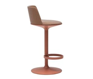 Silla de <span class=keywords><strong>Bar</strong></span> de Estilo Nórdico, Moderna, Ligera, de Lujo, Simple, de Diseño Personalizado, Giratoria, de Metal, para Sala de Estar, Recepción, Taburete Alto de Moda - Product Image 5
