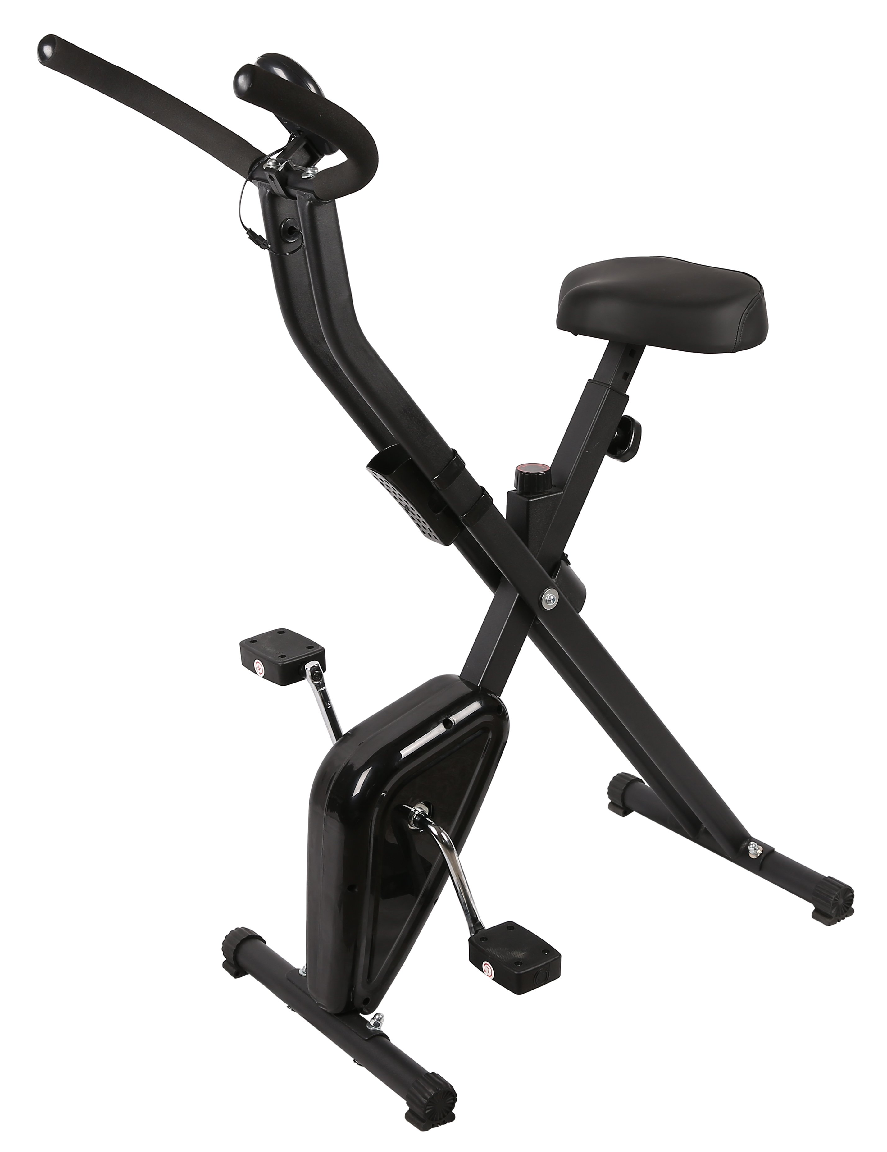 Складной домашнего использования Магнитная Фитнес-Упражнения лежачий закрытый цикл X велосипед