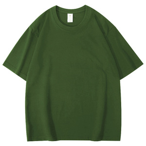T-shirts vierges personnalisables avec logo brodé ou imprimé pour hommes – Coton, coupe oversize, épaules tombantes – Vêtements pour homme - Product Image 1