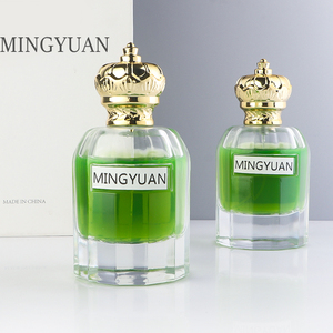 <span class=keywords><strong>90ml</strong></span> chai nước hoa sang trọng với vương miện vàng hình nắp thủy tinh trong suốt Eau de Parfum <span class=keywords><strong>container</strong></span> - Product Image 2