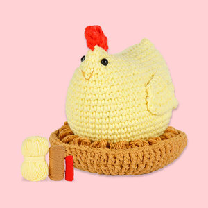 <b>Beginners</b> Chicken Crochet <b>Kit</b> with Step-by-Step Video Tutorials Crochet DIY <b>Knitting</b> Supplies <b>for</b> Adults Kid - Product Image 5