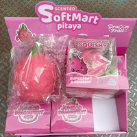 Jouet anti-stress en caoutchouc réaliste à rebond lent, en forme de fruit du dragon géant, best-seller pour le commerce international, emballage cadeau