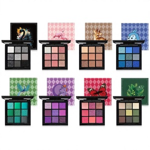 Paleta de Sombras de Ojos Mate Impermeable de 9 Colores Jiugongge con Tonos Calabaza y Tierra para Maquillaje de Estudiantes - Product Image 1