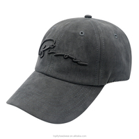 Casquette de baseball personnalisée en usine de Chine en laine d'imitation cuir, chapeau de papa personnalisé à motif de broderie 3D