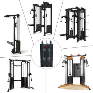 Máquina de Pesas con Cable Variable VIGFIT, Equipo de Gimnasio de Acero para Uso Doméstico con Cables Cruzados y Carga de Placas - Product Image 2