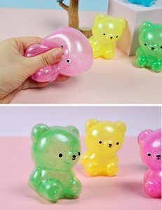 Wholesale Pull Stretch Classroom <strong>Prize</strong> Party Favors Toys Cute Bear Squeeze <strong>Ball</strong> for Stress Relief Fidget Toys Squishy - Product Image 6