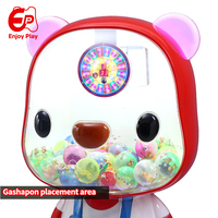 Distributeur de capsules de jouets anti-collision à monnayeur, grande capacité de stockage, pour stand de rue extérieur et parc