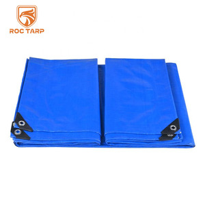 20X30ft bâches bleues laminées en <span class=keywords><strong>plastique</strong></span> imperméable prix de la bâche PE robuste - Product Image 3