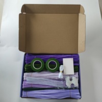 500pcs HC Brand YH Model Set Kotak Hadiah Kerajinan Tangan DIY Pita Bunga Kit Kawat Bunga untuk Pembuatan Bunga DIY