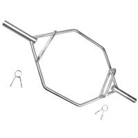 Barre hexagonale en acier pour musculation, équipement de gym, entraînement de soulevé de terre, squat, barre de musculation hexagonale