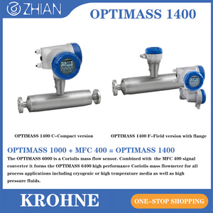 เครื่องวัดอัตราการไหลของก๊าซ/ของเหลวแบบโคริโอลิส รุ่น KROHNE OPTIMASS 1400 ผลิตในเยอรมนี MFC 400+OPTIMASS1000 - Product Image 6
