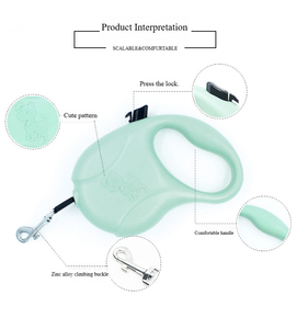 Automatische, einziehbare Hundeleine aus ABS-Material, tragbar für Spaziergänge im Freien - Product Image 2