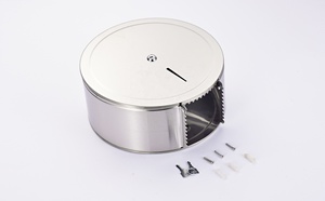 Montaggio A parete A Mano distributore di asciugamani di Carta Igienica Bagnata del tessuto Rotolo dispenser - Product Image 6